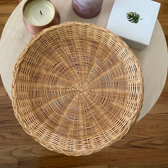 Other - Wicket Rattan Woven Plate Holders